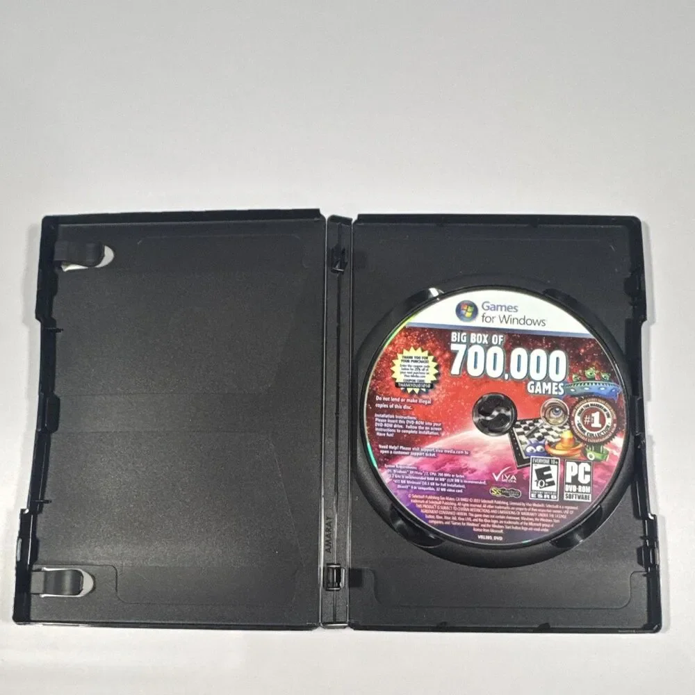 Viva Media Big Box of Games 700,000 Games PC DVD Game Launcher E10+ 2010